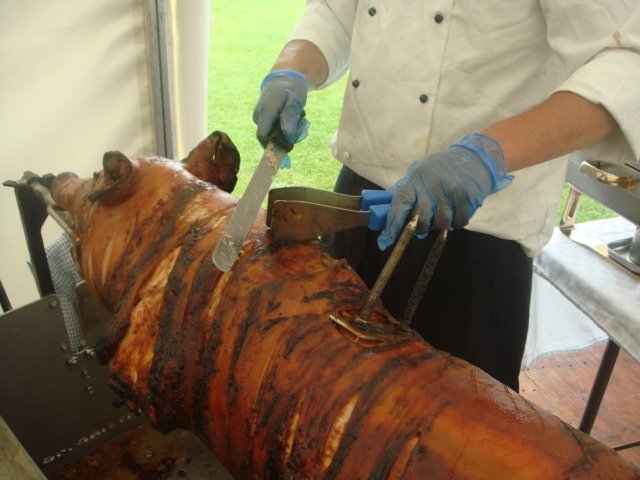 spitting pig bbq