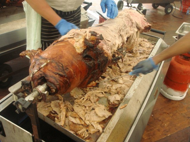 spitting pig bbq